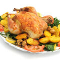 Poulet rôti entier
