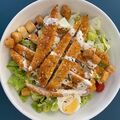 Salade césar panée