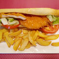 Sandwich shnitzel frites