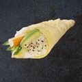 Surimi avocat concombre