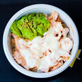 Saumon cuit, avocat