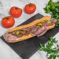 Sandwich chiffonnade de charcuteries
