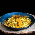Spaghettis à l’huile d’olive, boutargue