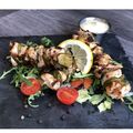 Mini-brochettes de poulet