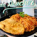 Shnitzel spaghettis