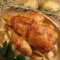 1/4 poulet rôti à la broche