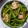 Haricots verts avec champignons 