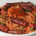 Spaghettis merguez