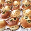 Plateau de mini bagel charcuterie