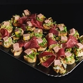 Planche de toasts au foie gras
