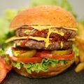 Hamburger double cheese