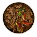 Boeuf basilic sauce piquante