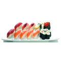 Plateau Sushi Maki Varié