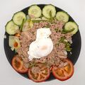 Salade de crudités au thon