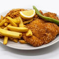 Escalope de poulet pané