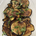 Aubergines frites