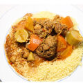 Couscous bouillon semoule