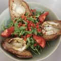 Salade toast de chèvre chaud