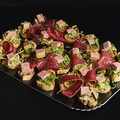 Planche de toasts au foie gras