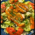Salade César poulet pane 